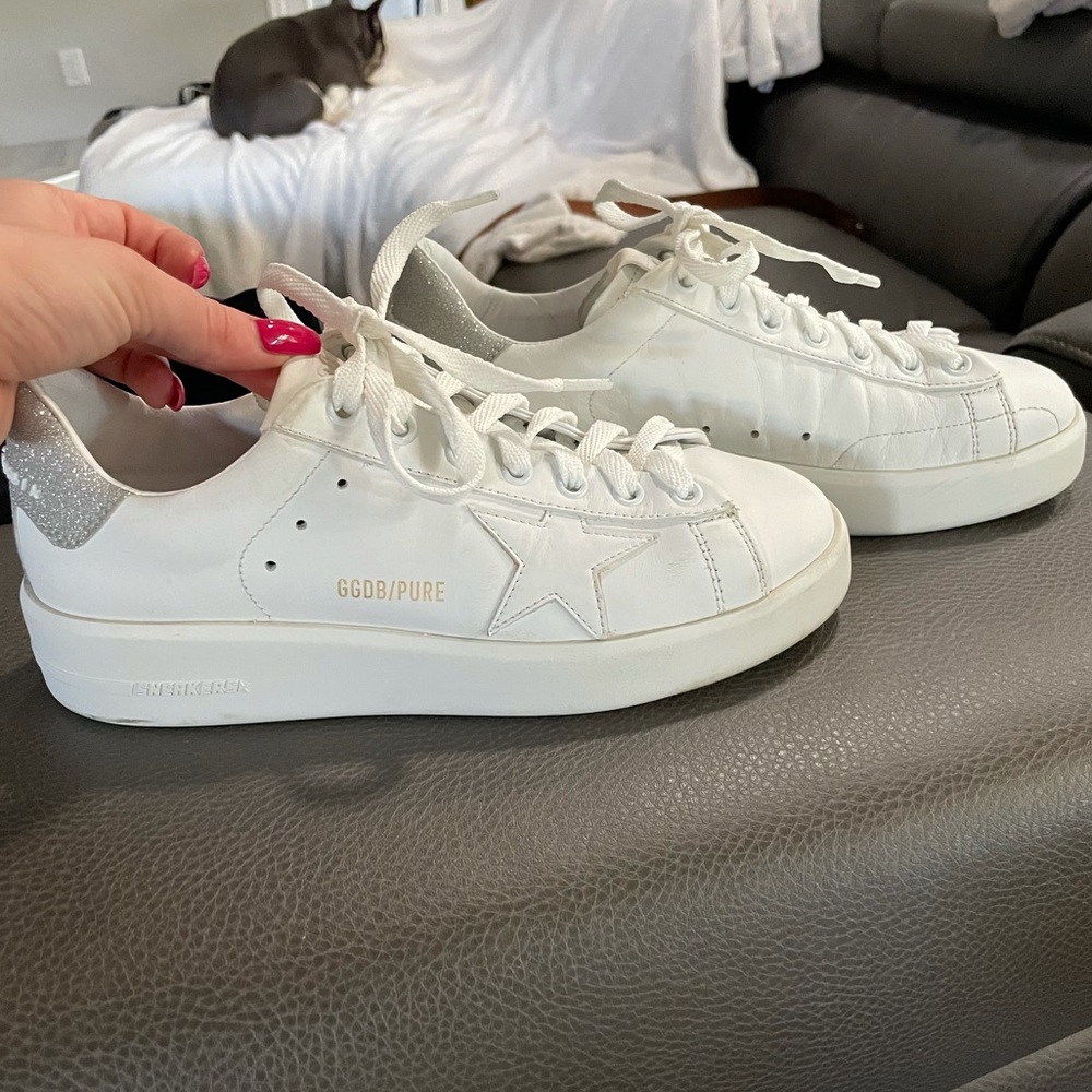Golden Goose Pure Star Glitter Low Tops